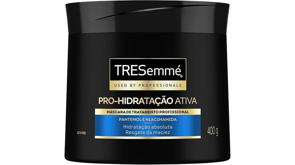máscara de tratamento de hidratação ativa