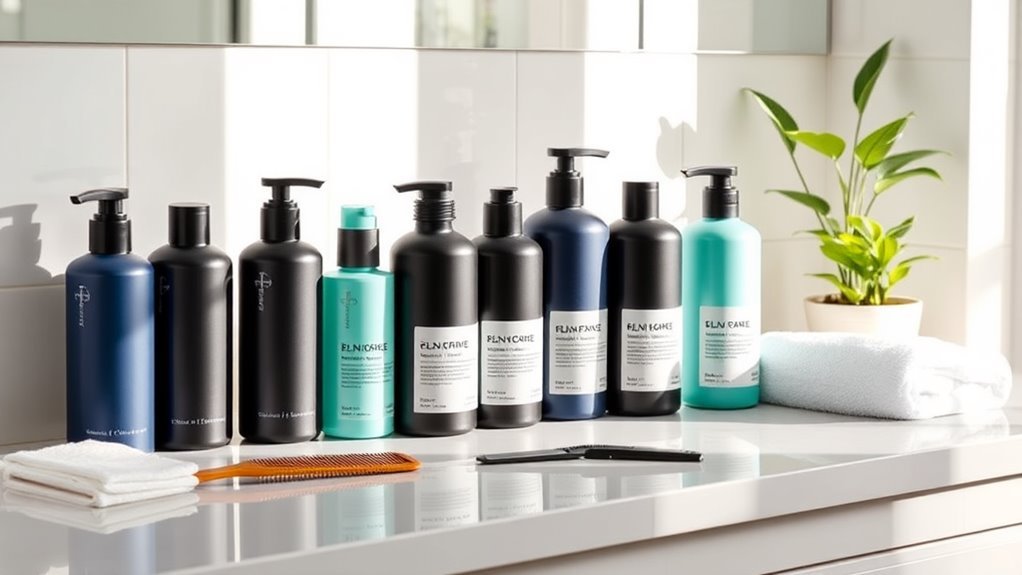 escolhendo shampoo tônico masculino
