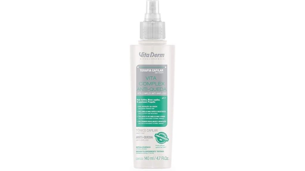 tônico para prevenção da queda de cabelo