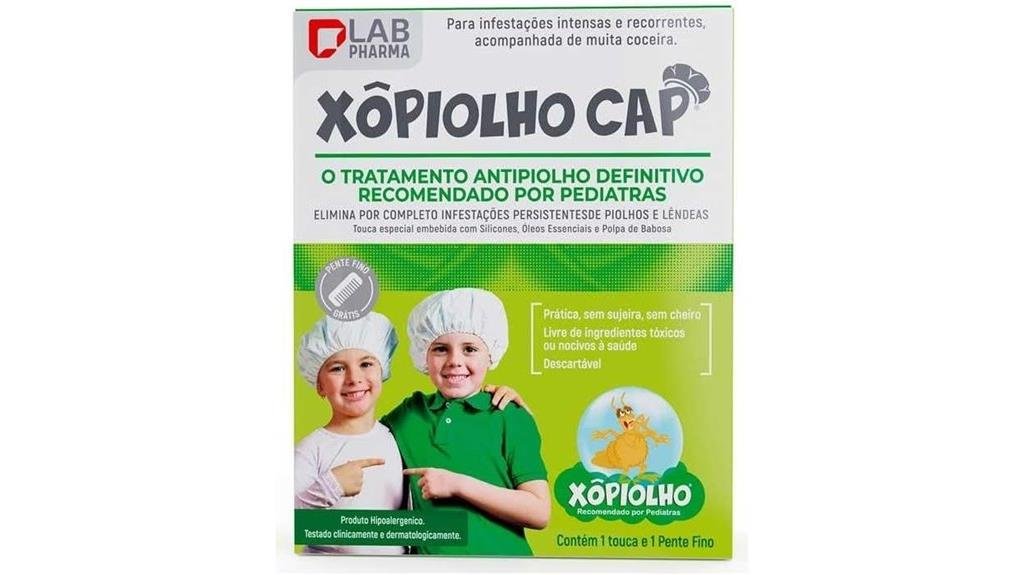 kit de solução para remoção de piolhos
