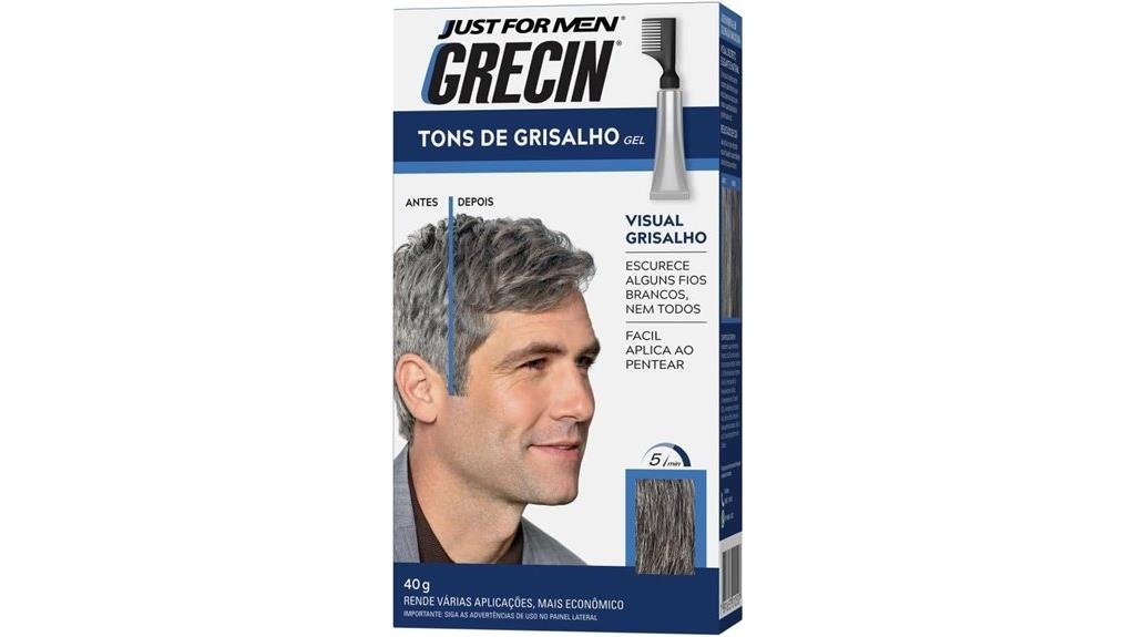 gel para cabelo masculino toner
